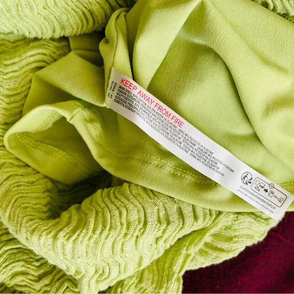 Free People MEDIUM Eleni Bodycon Maxi Dress in Celery Juice - Picture 6 of 6